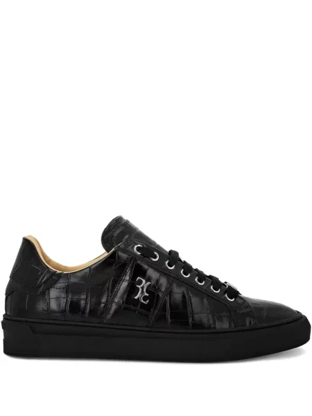 Sneakerși Billionaire din piele negru