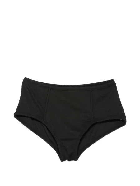 Pantaloni scurți Simone Rocha cu talie înaltă tricotate negru
