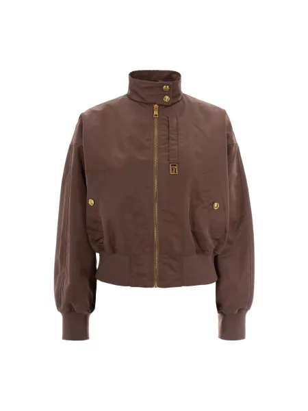 Kurtka bomber Elisabetta Franchi brązowy