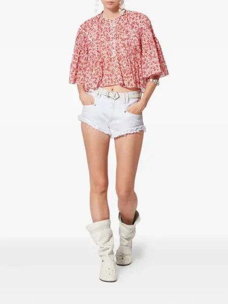 Pantaloni scurți Isabel Marant alb