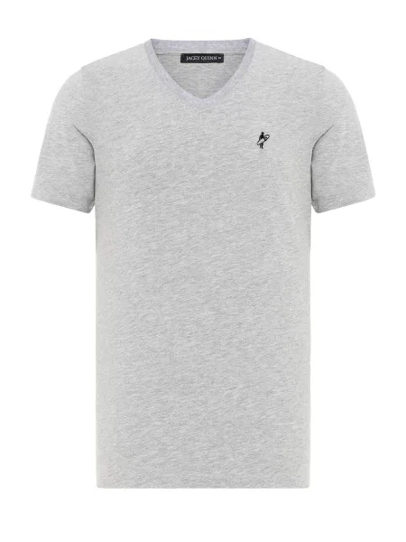 Jacey Quinn Majica siva crna