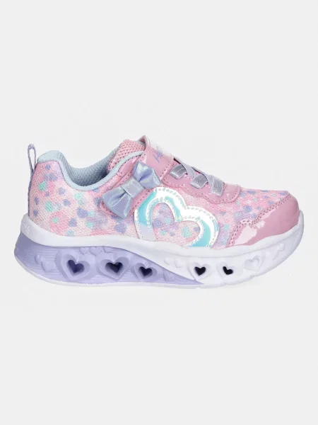 Skechers sneakers pentru copii FLUTTER HEART LIGHTS roz