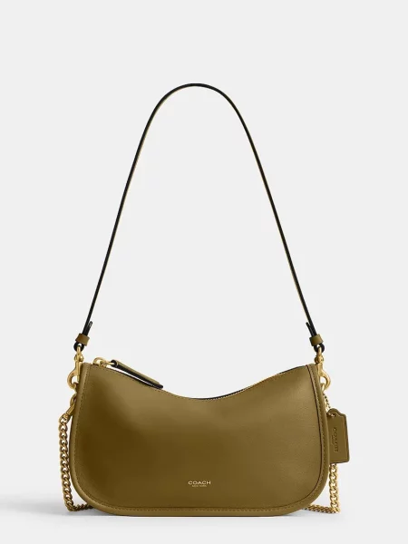 Кожаная сумочка Coach