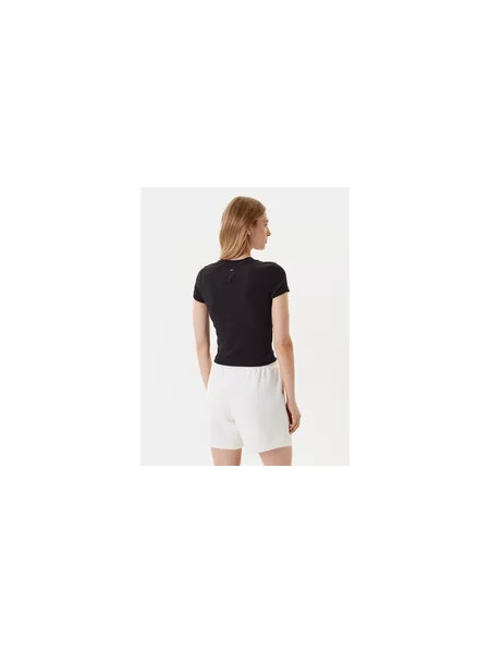 Tommy Jeans Majica Slim Fit črna