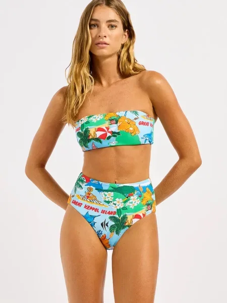 Seafolly figi kąpielowe High Waisted Pant