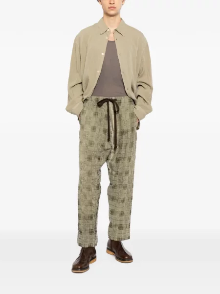 Pantaloni Uma Wang verde
