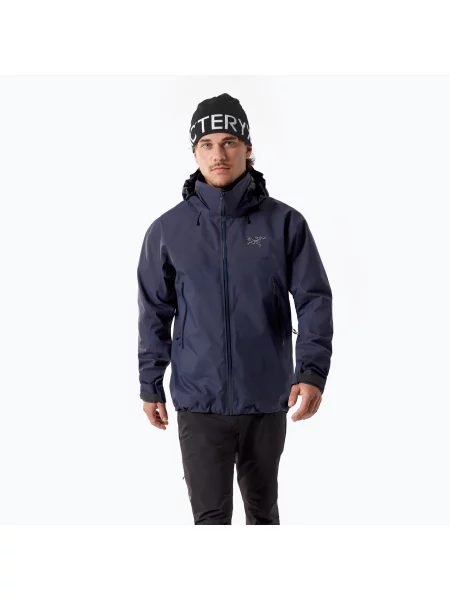 Férfi esőkabát Arc'teryx Beta AR zafír. Méret: L fekete