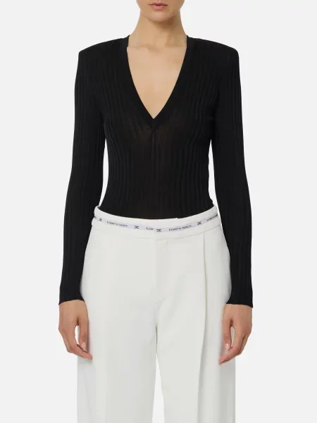 Светр Elisabetta Franchi чорний