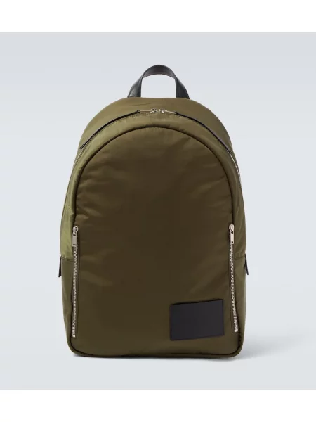 Rucsac Jil Sander din piele verde