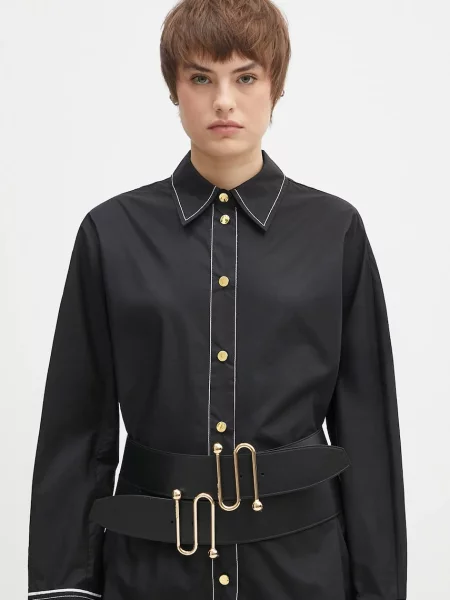 Sportmax de piele Elea negru