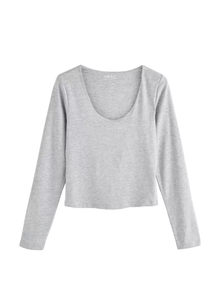 Next Tricou deschis gri