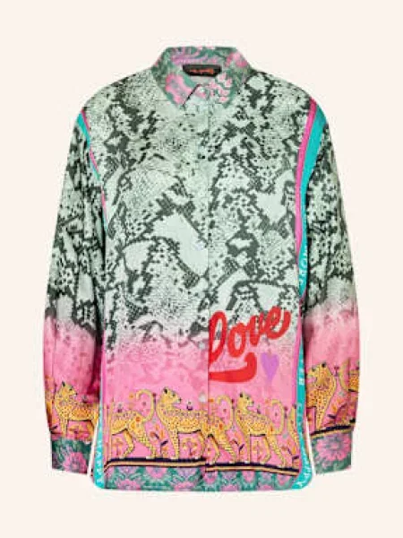 Miss Goodlife Koszula Z Satyny gruen zielona