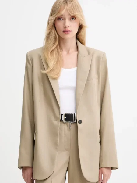 IRO sacou din lână un singur rând de uni verde