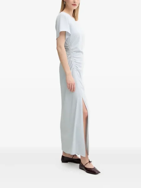 Rochie maxi Samsøe Samsøe de costum gri