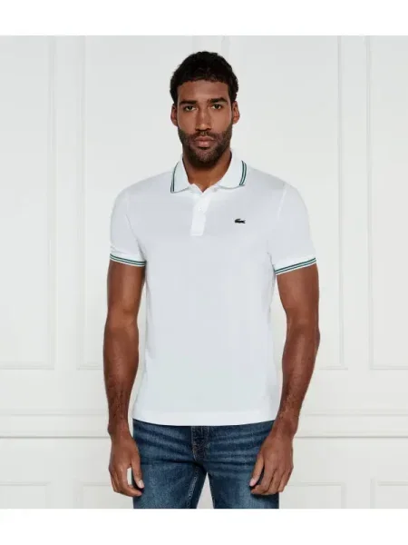 Lacoste Tricou polo alb