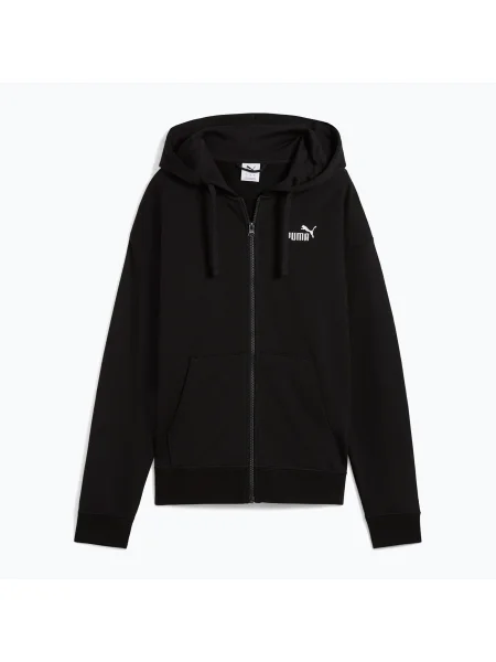 Дамски суитшърт PUMA ESS Small No. 1 Logo Comfort Full-Zip puma black черно