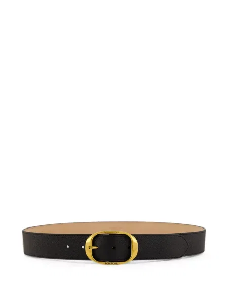 Cu centură curea Tom Ford din piele negru