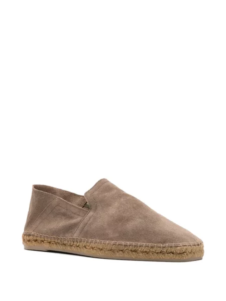 Espadrile Castaner din piele de căprioară gri