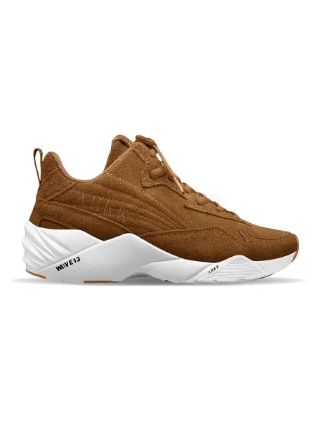 ARKK Copenhagen Tencraft Suede Brown Gum Kobiety Buty sportowe ARKK Copenhagen Brązowy Size: 3 białe