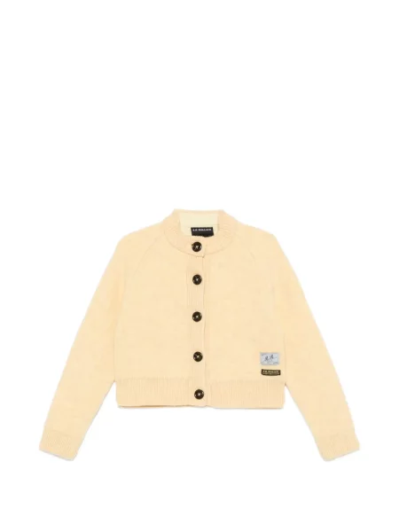 Decupat cardigan B.b. Walace galben