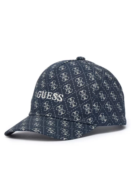Guess Καπέλο Jockey Σκούρο μπλε