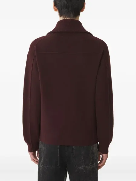 Cardigan Lanvin din cașmir maro