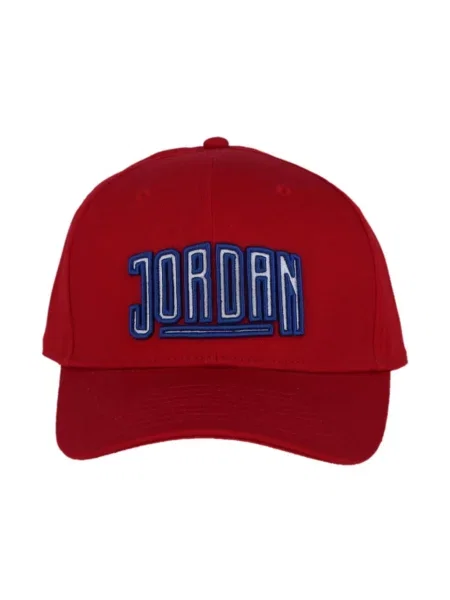 Czapka z daszkiem Jordan czerwona
