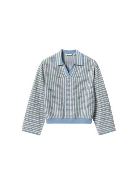 Noella Pulover N-Makinna Knit amestec albastru