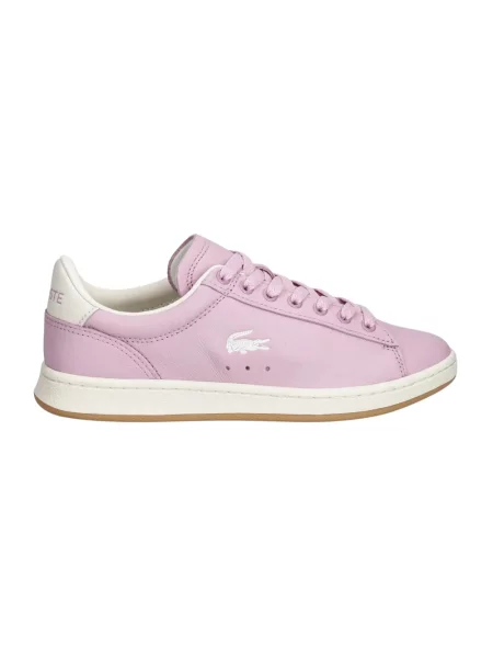 Sneakersy Lacoste skórzane różowe