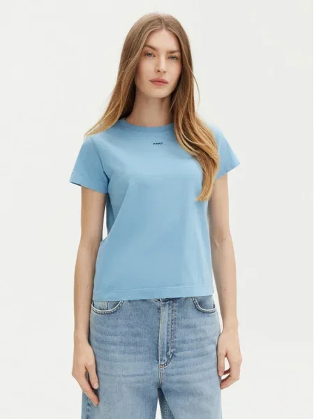 PINKO Tricou Basico albastru