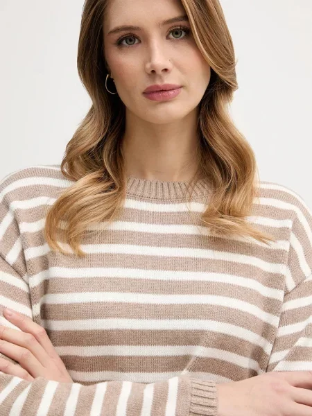 Светр з домішкою кашеміру Barbour Rosie бежевий