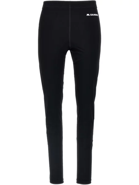 Leggings Jil Sander cu imagine negru