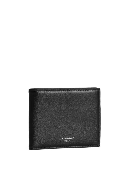 Portofel Dolce & Gabbana din piele cu imagine negru