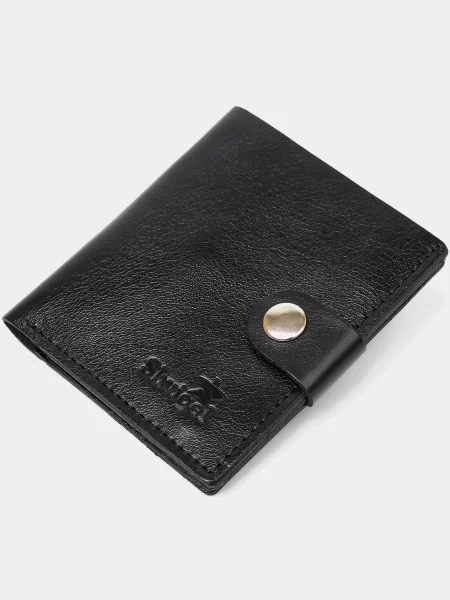 Кожаный кошелек Shvigel черный