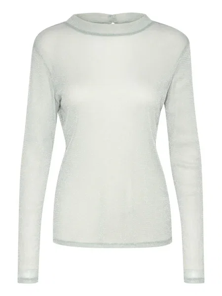 SAINT TROPEZ Tricou Delila' argintiu