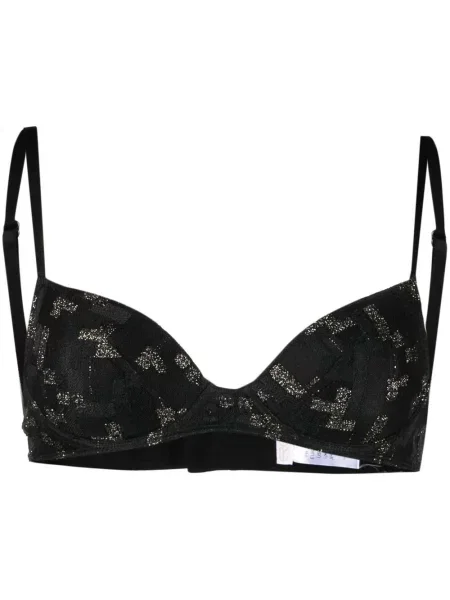 Sutien Eres cu broderie negru