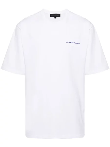 Tricou Les Benjamins cu imagine alb