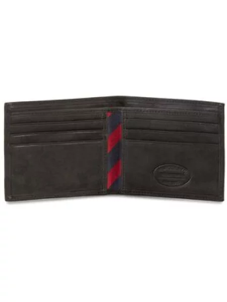 Tommy Hilfiger Piniginė Johnson Mini Cc Wallet juoda