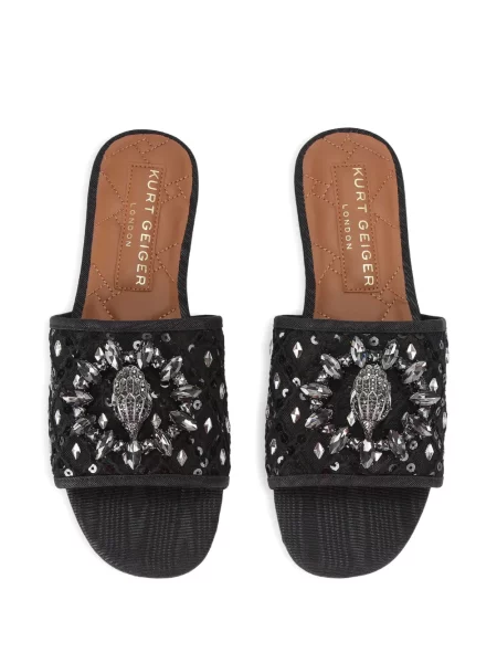 Сандали Kurt Geiger London с кристали черно