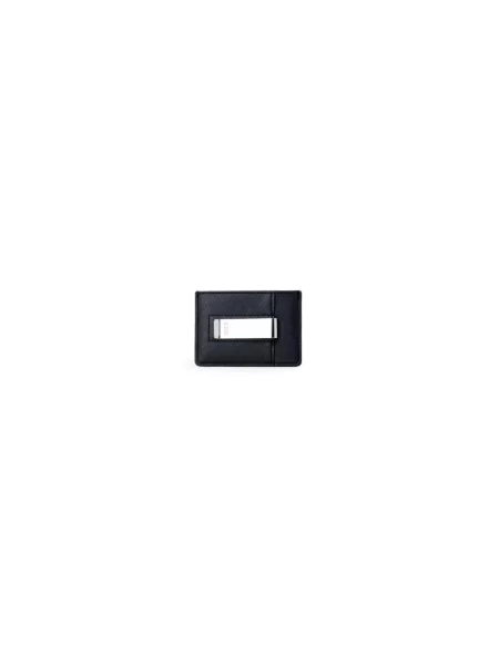 Portfel Boss z logo skórzany czarny