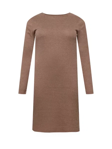 Urban Classics Rochie tricotat maro