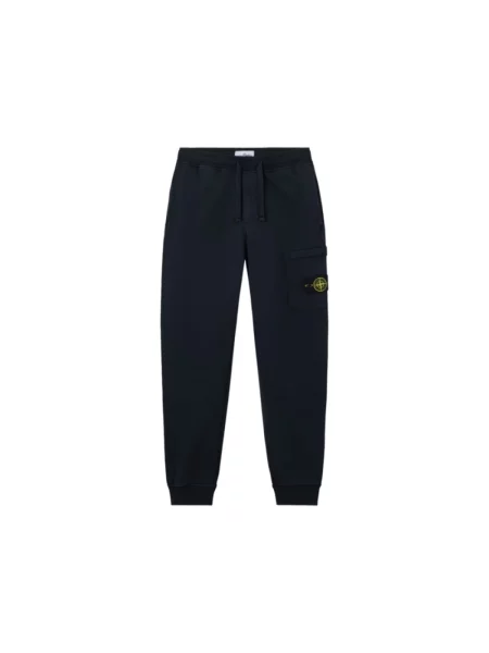 Spodnie dresowe Stone Island z kamieniami niebieskie
