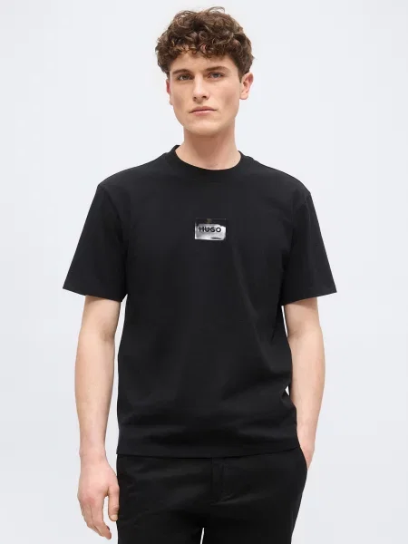 HUGO Tricou Dumeon' negru