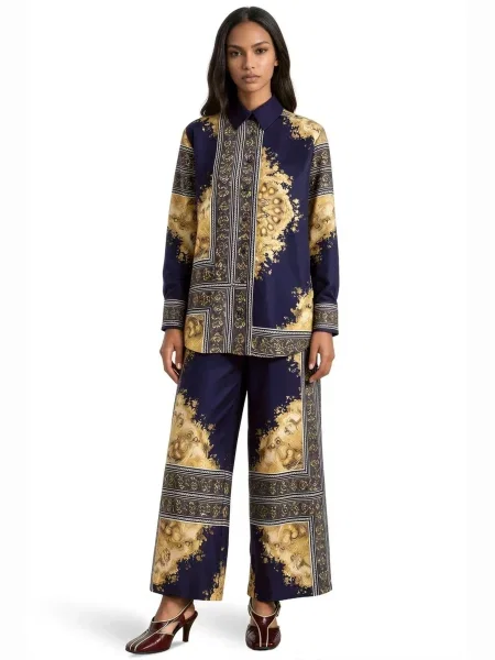 MSN Collection Obleka za doma Zweiteiliges Set mešane barve
