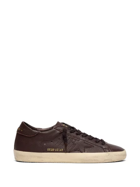 Sneakerși Golden Goose din piele maro