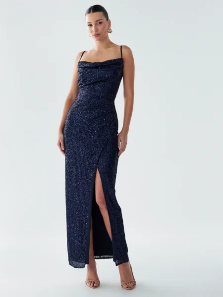 BWLDR Rochie Indy bleumarin