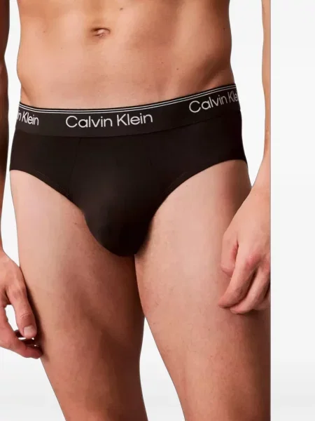 Chiloți multipac Calvin Klein Underwear cu autograf negru