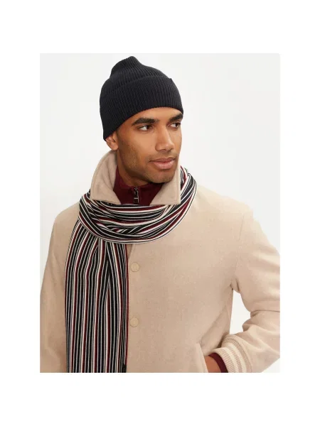 Tommy Hilfiger Set šal i kapa Th Corp Love tamnoplava