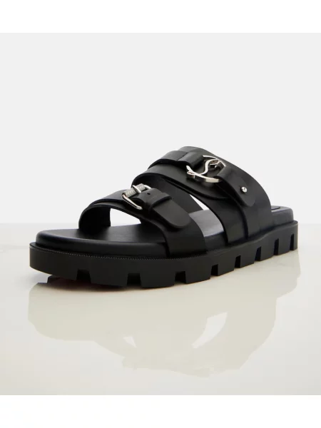 Sandale Christian Louboutin din piele negru
