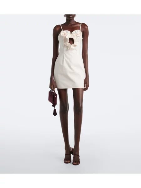 Rochie Magda Butrym cu model floral alb